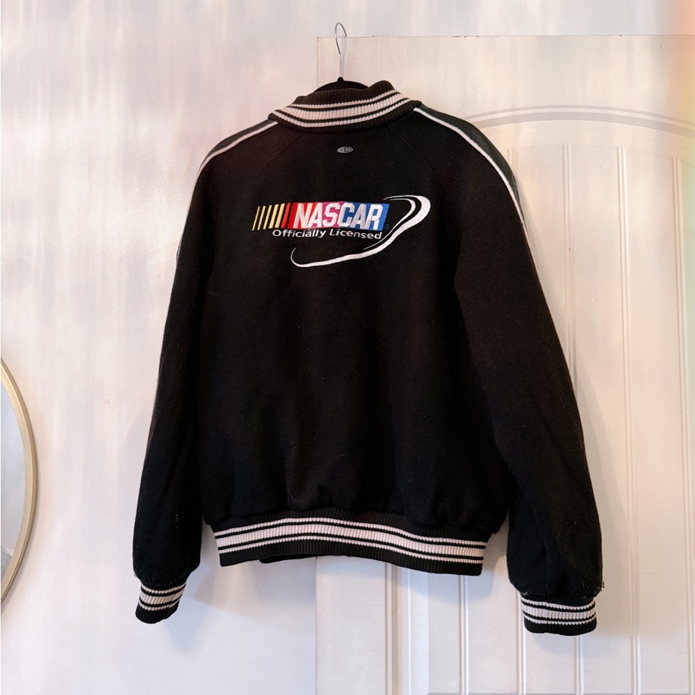 Nascar Black Varsity Jacket